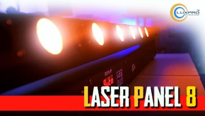 Додай оригінальності світловому оформленню завдяки LASER PANEL 8