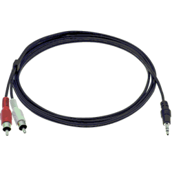 Переходные кабели 3.5mm Audio на 2 RCA (Вилка - Вилка)
