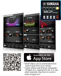 Yamaha iOS MGP Editor