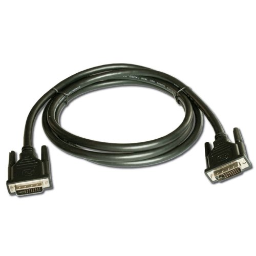 Кабель DVI-D Dual link (24+1 контакт) C-DM/DM-15 чорний