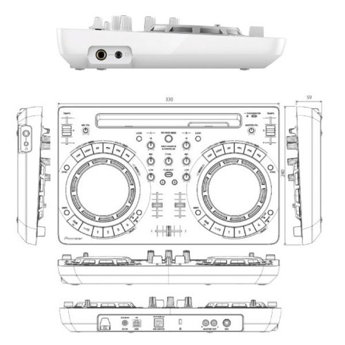 DJ контроллер DDJ-WeGO3-W Фото №11