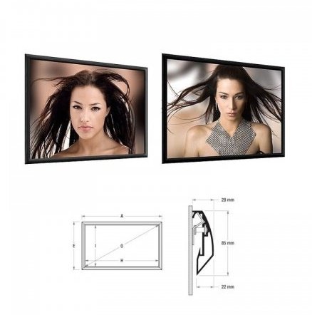Екран Frame Pro rear elastic bands Reference White 350x204 (334x187) Фото №2